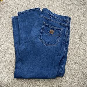 Carhartt Men's Vintage Jeans 40x30 100% Cotton Blue Denim B17